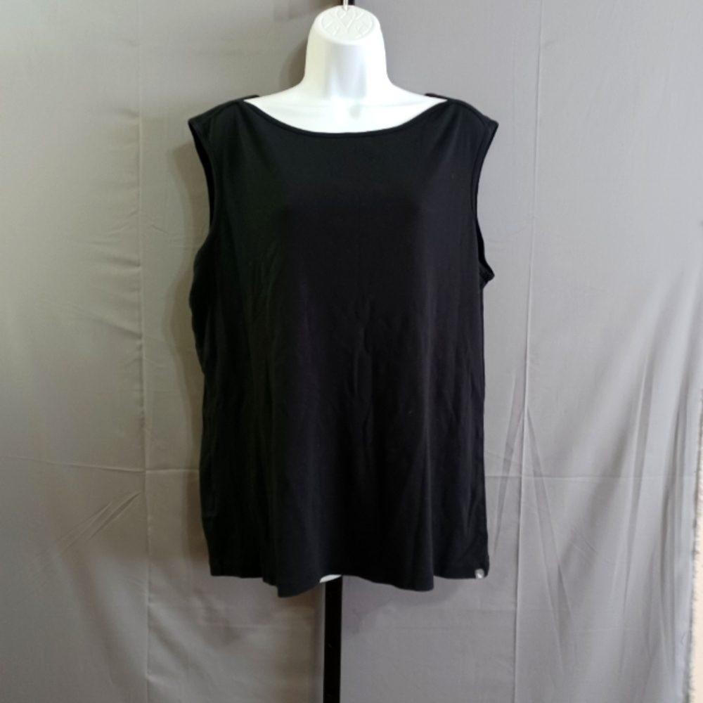 Eddie Bauer tank top work office wear black sleeveless